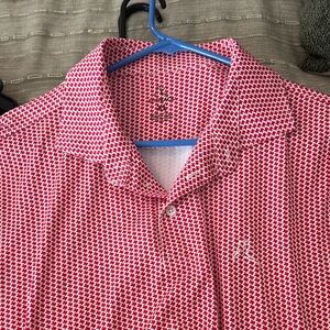 Rhoback Red Texas Patterned Men's Shirt
